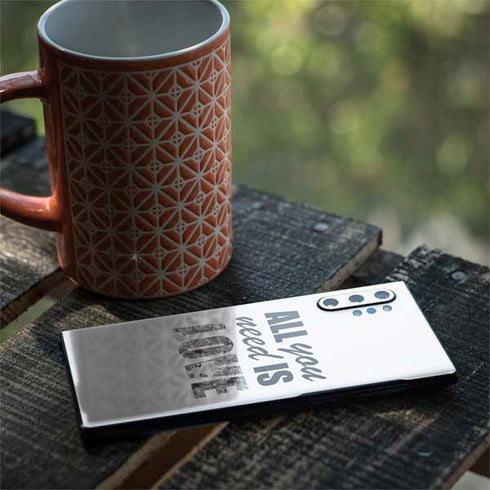 All You Need Is Love BW Galaxy Note 10 Plus Skin